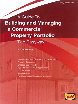 cover image of Building and Managing a Commercial Property Portfolio